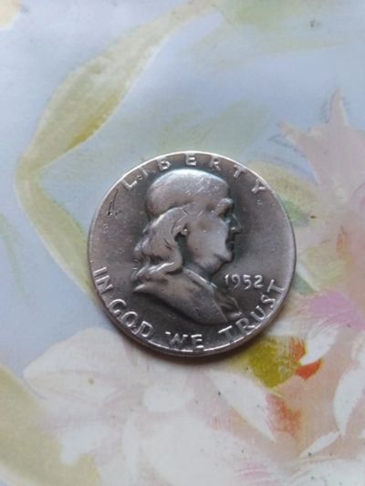 Лот: 16912907. Фото: 1. С рубля!США.Полудоллар 1952 !Колокол... Америка