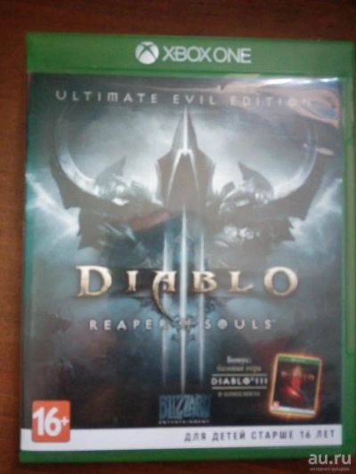 Лот: 9448939. Фото: 1. Diablo 3 reaper souls для xbox... Игры для консолей