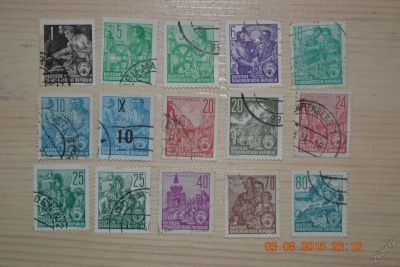 Лот: 5912571. Фото: 1. Марки ГДР 1957-1958гг. Пятилетний... Марки