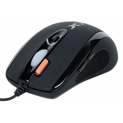Лот: 11245976. Фото: 1. Игровая мышь A4Tech X-710BK Кнопка... Клавиатуры и мыши