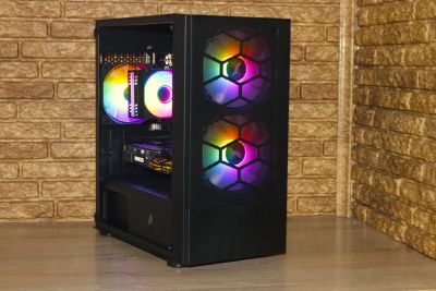 Лот: 23972614. Фото: 1. Мощный игровой ПК [Ryzen 5-5600X... Компьютеры в сборе