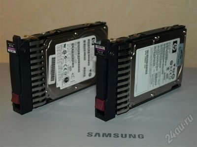 Лот: 383658. Фото: 1. Два винчестера SAS HP146Gb 10000об... Жёсткие диски (HDD)