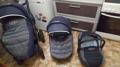 Лот: 9294896. Фото: 1. Коляска tutis zippy silver 3 в... Коляски