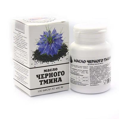 Лот: 24695772. Фото: 1. Масло Черного тмина 400мг капс... Лекарства