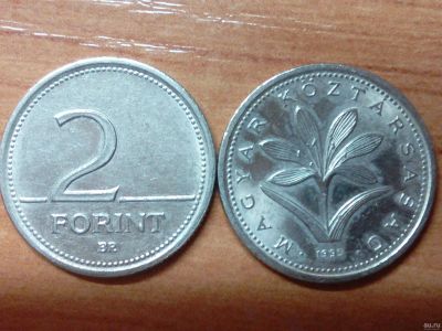 Лот: 13845564. Фото: 1. Монета Венгрии 2 форинта (новые... Европа