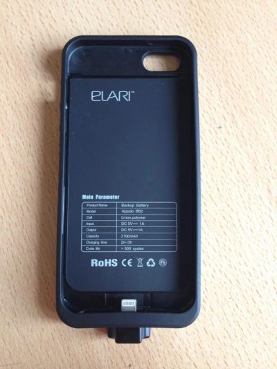 Лот: 6057932. Фото: 1. Чехол-батарея Elari для Iphone... Чехлы, бамперы