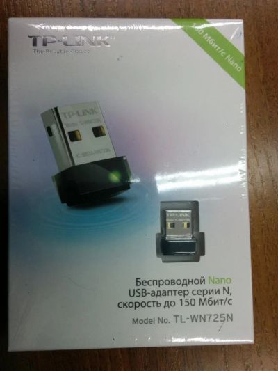 Лот: 5314451. Фото: 1. Wi-Fi USB-адаптер TP-LINK TL-WN725N. WiFi, Bluetooth адаптеры