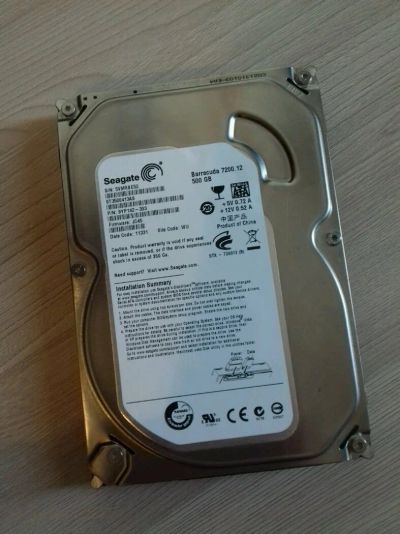 Лот: 11038200. Фото: 1. Seagate ST3500413AS 500ГБ. Жёсткие диски (HDD)