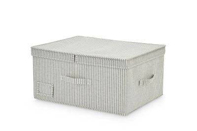 Лот: 23668951. Фото: 1. Короб с крышкой HOFF Stripe. Корзины, контейнеры