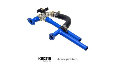 Лот: 21350434. Фото: 1. Кран отопителя печки с байпасом... Другое (автозапчасти)