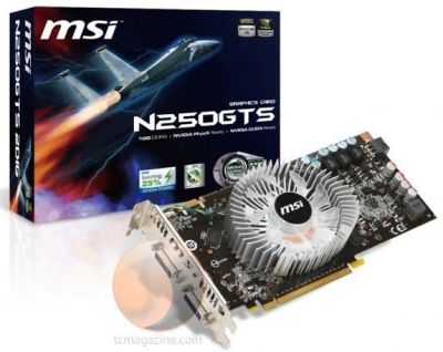 Лот: 9764496. Фото: 1. GeForce GTS 250 1gb. 1024 mb... Видеокарты