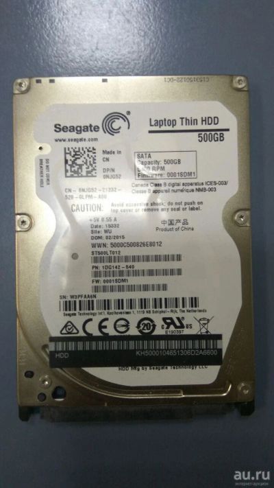 Лот: 14376253. Фото: 1. Жесткий диск для ноутбука 2.5... Жёсткие диски (HDD)