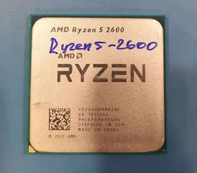 Лот: 20215354. Фото: 1. Процессор AMD Ryzen 5 2600 6-ядерный... Процессоры