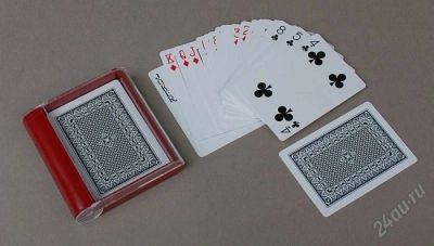 Лот: 2433934. Фото: 1. карты пластиковые 54 шт в футляре. Сувенирные наборы