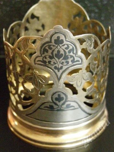 Лот: 450546. Фото: 1. Подстаканник. Серебро! Редкий!. Предметы интерьера и быта