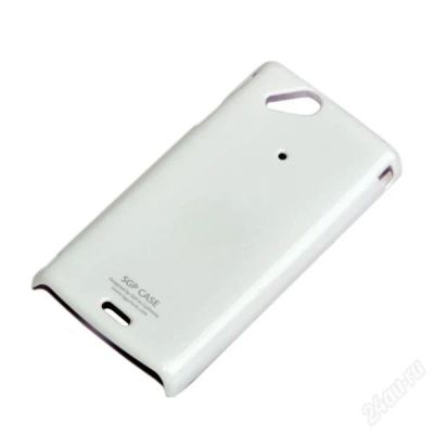 Лот: 2594196. Фото: 1. Пластиковый чехол Sony LT18 Белый. Чехлы, бамперы