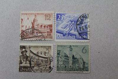 Лот: 24789171. Фото: 1. Германия 1940 года. 3 Рейх. Лейпцигская... Марки