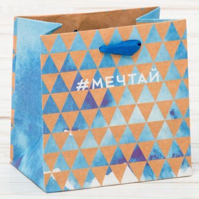 Лот: 11435313. Фото: 1. Пакет крафт вертикальный «Мечтай... Подарочная упаковка