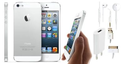 Лот: 5046181. Фото: 1. Apple Iphone 5 16GB White только... Смартфоны