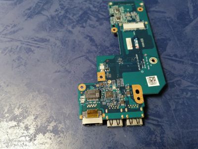 Лот: 17723328. Фото: 1. Б/У плата с разъемами USB, LAN... Платы расширения, контроллеры, доп. порты