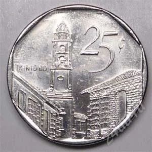Лот: 1576874. Фото: 1. Куба. 25 сентаво 2001г. (1-2). Америка