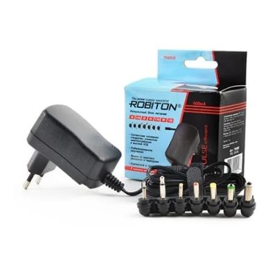 Лот: 21516031. Фото: 1. БПС унив. 0,5А/3-12v Robiton TN500s... Зарядные устройства, блоки питания для бытовой техники