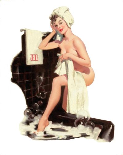 Лот: 4063175. Фото: 1. Постер (плакат) Pin-up USA # 41... Холсты чистые