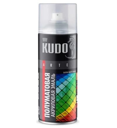 Лот: 22694146. Фото: 1. Краска KU-0A9003 Kudo Белая Satin... Всё для покраски