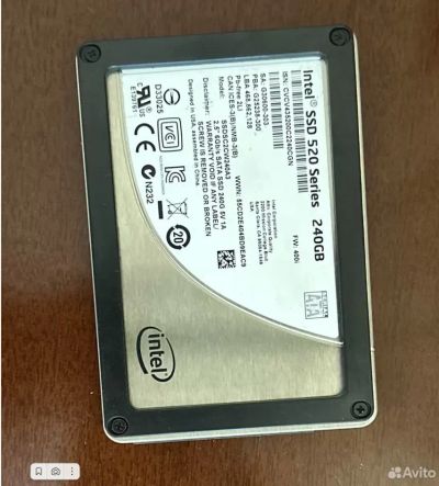 Лот: 20502954. Фото: 1. SSD Intel 520 series 240gb. SSD-накопители