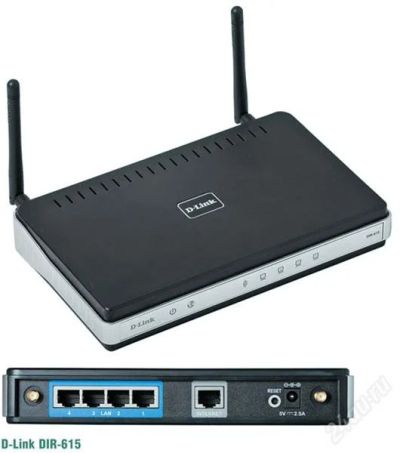 Лот: 2237770. Фото: 1. D-Link DIR-615 Wi-Fi роутер. WiFi, Bluetooth адаптеры