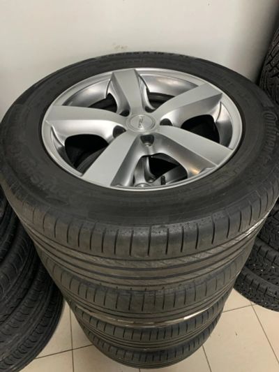 Лот: 16500095. Фото: 1. Колеса VW Touareg 255/55 R18 Y... Шины