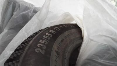 Лот: 8330675. Фото: 1. 2 колеса 235/55 R17 Continental... Шины