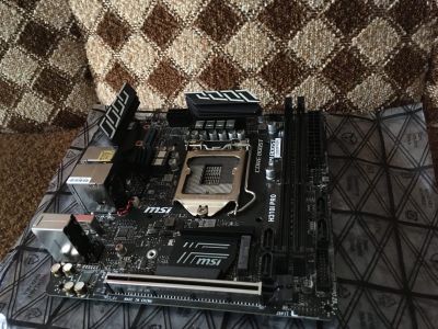 Лот: 15344263. Фото: 1. Материнская плата MSI H310I PRO. Материнские платы