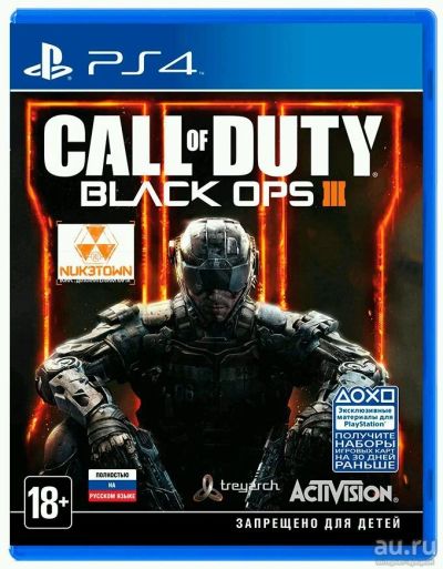 Лот: 9532096. Фото: 1. Call of Duty black ops 3 ps4. Игры для консолей