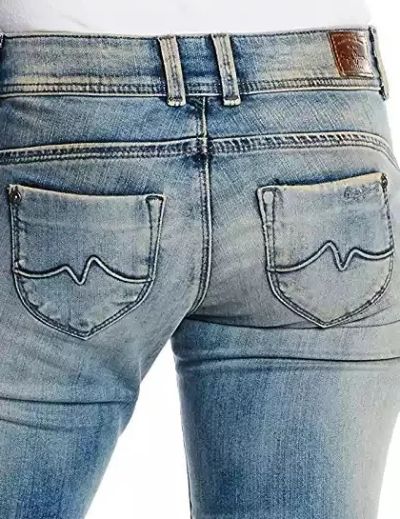 Лот: 9890648. Фото: 1. Стильные женские джинсы от Pepe... Джинсы