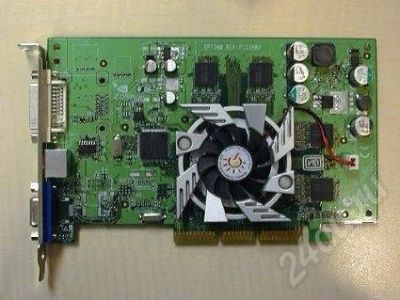 Лот: 321961. Фото: 1. NVidia GForce MX440 SE, 128mb. Видеокарты