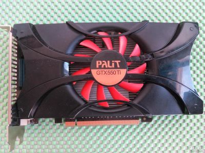 Лот: 9725412. Фото: 1. Видеокарта Palit GTX 550 Ti (1GB... Видеокарты
