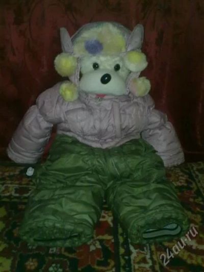 Лот: 1291853. Фото: 1. Зимний комбезик "Лунтик" на 80... Верхняя одежда