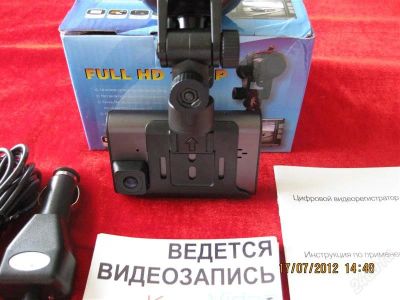 Лот: 2122673. Фото: 1. автомобильный видеорегистратор... Видеорегистраторы,  радар-детекторы, системы парковки