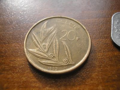 Лот: 8230503. Фото: 1. 20 франков 1982 года. Бельгия. Европа