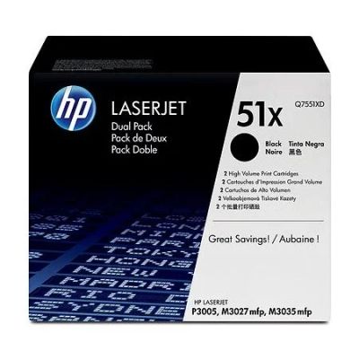 Лот: 11664260. Фото: 1. Тонер-картридж HP Q7551XD к LJ... Картриджи, расходные материалы