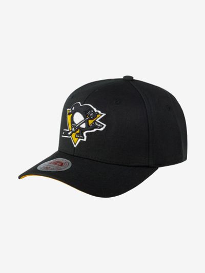 Лот: 22425289. Фото: 1. Бейсболка MITCHELL NESS MN-NHL-EU127-PITPEN-BLK... Другое (спортивная одежда)
