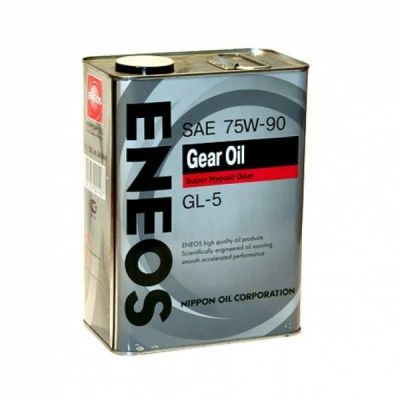 Лот: 19982847. Фото: 1. ENEOS GEAR GL-5 75w90 (4л). Масла, жидкости