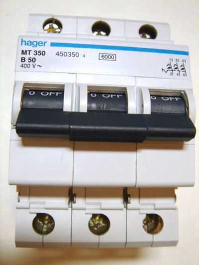 Лот: 11916468. Фото: 1. Hager автоматический выключатель... Автоматы, пакетники, предохранители