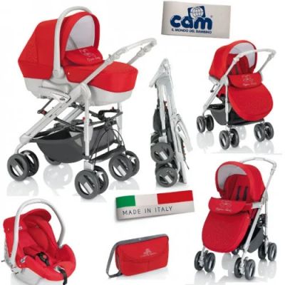 Лот: 3666824. Фото: 1. Коляска CAM Combi Family 3 в 1. Коляски