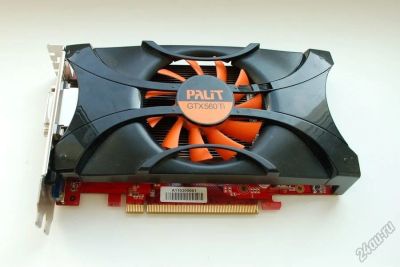 Лот: 5640756. Фото: 1. Видеокарта Palit GeForce 560 Titanium. Видеокарты