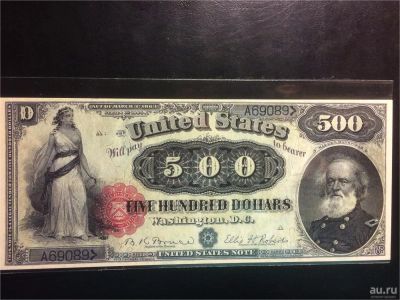 Лот: 9694948. Фото: 1. 500 долларов США - 1863 г. Америка