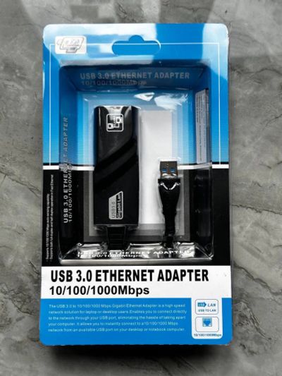 Лот: 24880190. Фото: 1. Сетевая карта Переходних USB 3... Сетевые карты