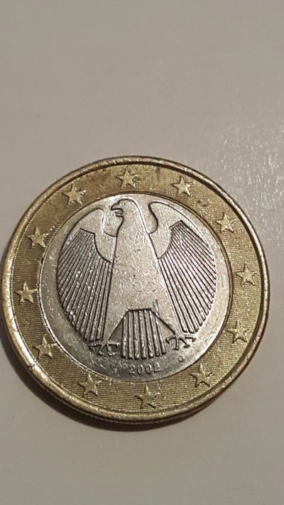 Лот: 9133521. Фото: 1. 1 Евро Германии 2002 г.(3). Европа