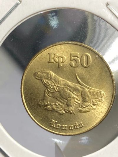 Лот: 19402294. Фото: 1. Индонезия 50 рупий, 1995. Азия